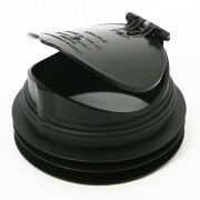 Манжета для фановой трубы в виде обр. клап. вход 90 мм, выход внутрь 110 мм трубы,