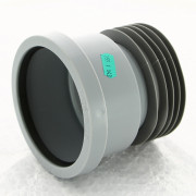 Муфта с манжетой, вход 110 мм под раструб. соед., выход внутрь 110 мм трубы