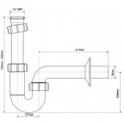 Сифон трубный 1 1/4