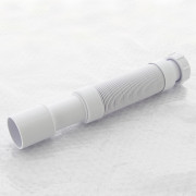 Труба гофрированная L=290-500 х 50 мм, вход 1 1/2