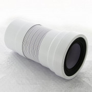 Труба фановая L=230-440 мм гофр., вход 97-107 мм, выход 110 мм