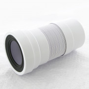 Труба фановая L=230-440 мм гофр., вход 97-107 мм, выход 110 мм