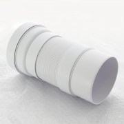 Труба фановая L=230-440 мм гофр., вход 97-107 мм, выход 110 мм