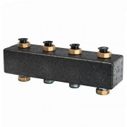 Настенный коллектор на 2-3 насосных модуля (контура) с комплектом кронштейнов