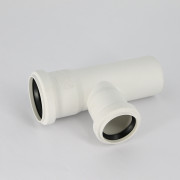 Тройник с резиновыми уплотнениями d50/40 87' RAUPIANO Plus