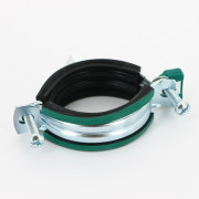 Хомут KSB2 М8/М10 (54-58 мм) 2-х винт. с уплотн. epdm, быстрый замок