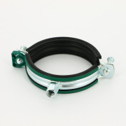 Хомут KSB2 М8/М10 (80-83 мм) 2-х винт. с уплотн. epdm, быстрый замок