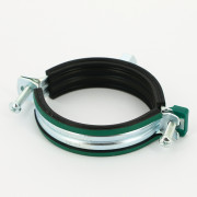 Хомут KSB2 М8/М10 (80-83 мм) 2-х винт. с уплотн. epdm, быстрый замок