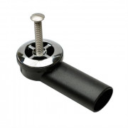 Решетка 50 х 41 мм, под круглое отв. перелива раковины с ответной частью, хром