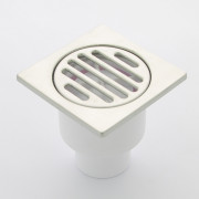 Трап 100 х 100 мм, H=62 мм, выход 50 мм вертикальный, нерж.сталь