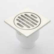 Трап 100 х 100 мм, H=62 мм, выход 50 мм вертикальный, нерж.сталь