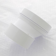 Труба фановая L=125 мм с 40 мм смещ., вход 97-107 мм, выход 110 мм