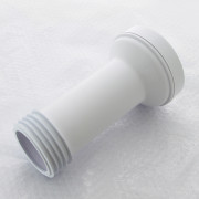 Труба фановая L=260 мм с манжетой, вход 97-107мм, выход внутрь 90 мм трубы