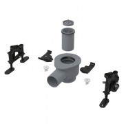 Лоток душевой APZ13-DOUBLE9 750 мм, с решеткой DOUBLE (полная или под плитку), нерж.сталь