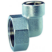 Хромированный концевой переходник  для коллекторов (ВР-ВР)