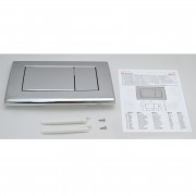 Кнопка смыва M272, пластик, матовый xром