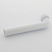 Труба отводная L=245 мм под 90, вход 1 1/2