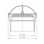 Клапан вакуумный 110, HT