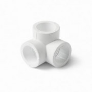 PP-R Тройник двухплоскостной Белый  20