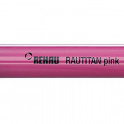 Труба PE-Xa/EVOH RAUTITAN Pink+ 16 х 2.2, 120 м, лиловая