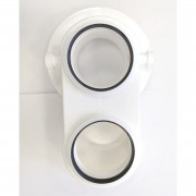 Переходник на два потока 2 х 100 мм