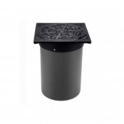 Телескопическая труба с чугунной крышкой (A15 - 1,5т без вентиляции) в сборе без манжеты