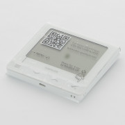 Термостат комнатный беспроводной, программ. с аккумулятором и датчиком влажности, с дисплеем, белый