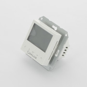 Термостат комнатный встраиваемый в рамку, программ. с дисплеем, белый