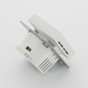 Термостат комнатный встраиваемый в рамку, программ. с дисплеем, белый