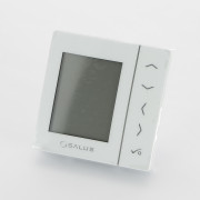 Термостат комнатный встраиваемый, программ. с дисплеем, белый