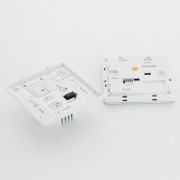 Термостат комнатный встраиваемый, программ. с дисплеем, белый