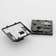 Термостат комнатный встраиваемый, программ. с дисплеем, черный