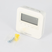 Термостат комнатный накладной, с дисплеем, белый