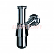 Сифон CLASSIC 1 1/4 x 32 мм без выпуска, отвод с розеткой регулируемый, латунь, хром