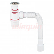 Сифон NEO AIR с выпуском 1 1/4 х 40 мм и с гофротрубой L800 мм, 40 х 40/50 мм