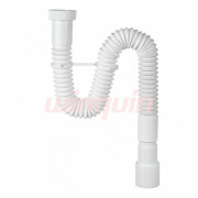 Сифон гофрированный Мини Элит 1 1/2 х 40/50 мм без выпуска, L800 мм, с хомутом жёсткости