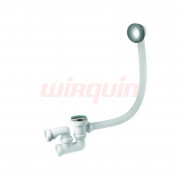 Слив-перелив клик-клак с регулируемым сифоном вентиль и клапан ABS хром, L700 мм