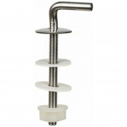 Комплект крепежа Wirquin для сиденья унитаза, универсальный, нерж. сталь