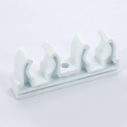 Крепление двойное 20 мм для полипропиленовых труб