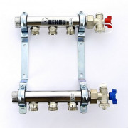 Колл.группа 1'х3/4' 3 вых HLV нерж.сталь с воздухоотводчиком