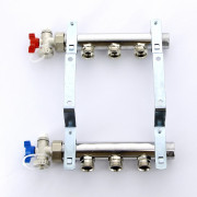 Колл.группа 1'х3/4' 3 вых HLV нерж.сталь с воздухоотводчиком