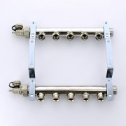 Колл.группа 1'х3/4' 5 вых HLV нерж.сталь с воздухоотводчиком