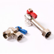 Кран угл. с накид. гайкой ВВ 1