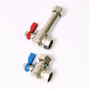 Кран угл. с накид. гайкой ВВ 1