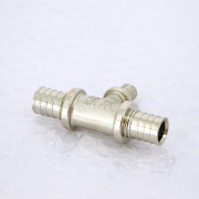 Тройник 17х10х17 RAUTHERM S оцинк.латунь надвиж