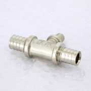 Тройник 17х10х17 RAUTHERM S оцинк.латунь надвиж