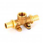 Водорозетка проходная 20x1/2'x20 RX надвижная (PPSU)