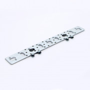 Планка плоская 75/150 оцинк сталь для пары водорозеток, с амортизаторами, RAUTITAN