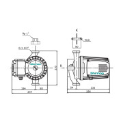 Насос циркуляционный Shinhoo BASIC 25-16 230 с гайками