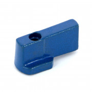 Ручка флажок для шарового крана мини (синего цвета), алюминий MA009LL-B